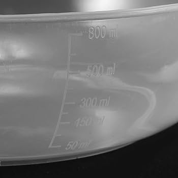 1200ml Plastic Kitchen Weighing Tray Scale Reusable Measuring Bowl For