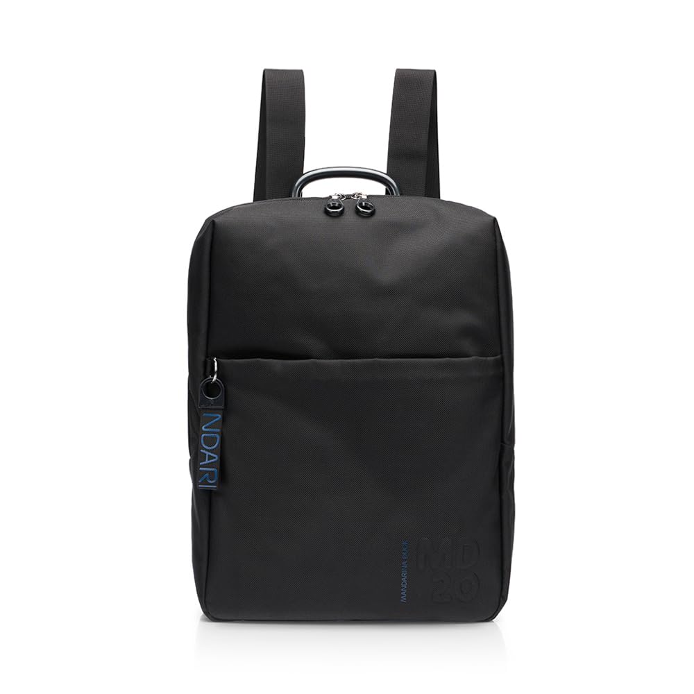 Mandarina Duck Unisex Noir Laptop Backpack With Handles Md20 15"
