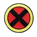 Retro Xmen Team Costume Logo IronOn Patch Marvel Comics Cosplay Craft Applique