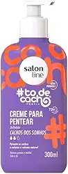 Salon Line, #TodeCacho, Creme de Pentear, Cachos dos Sonhos, Vegano - Para Cabelos Ondulados, Cacheados e Crespos, 300 ml