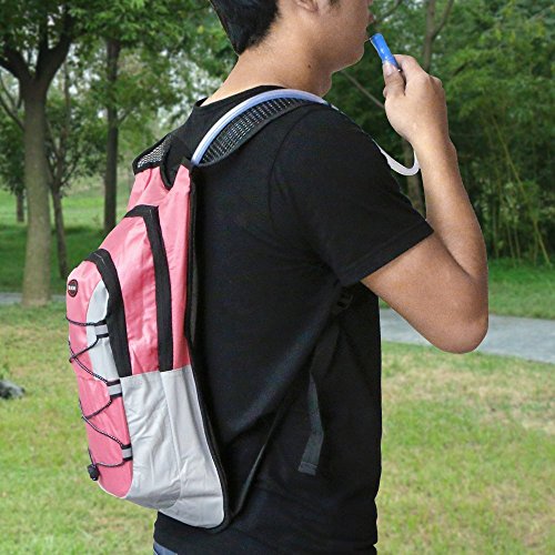 Image of Monvecle Hydration Pack Water Rucksack Backpack Bladder Bag Cycling Bicycle Bike /Hiking Climbing Pouch + 2L Hydration Bladder