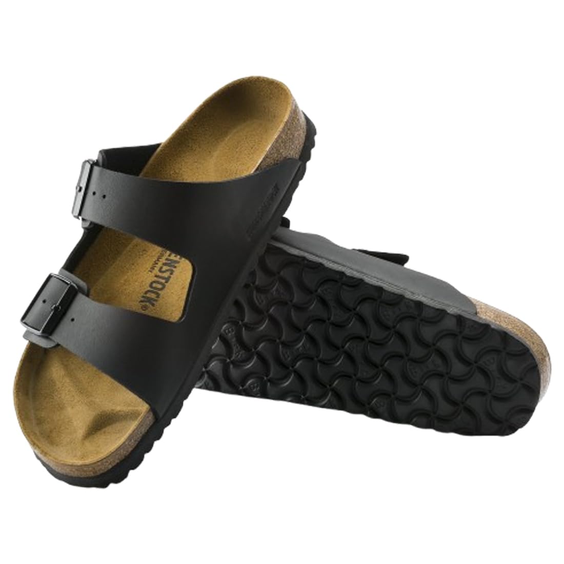 ビルケン アリゾナ 39 25cm レギュラー 黒 中古 ボストン サンダル BIRKENSTOCK ビルケンシュトック サンダル レディース ブラック