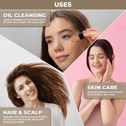 Image of 100% Plant Based Black Seed Oil for Hair Growth - Organic Cold Pressed Kalonji Oil for Skin & Hair Care | Hexane Free | Black Cumin Seed Drops for Skin moisturizer | Immune support