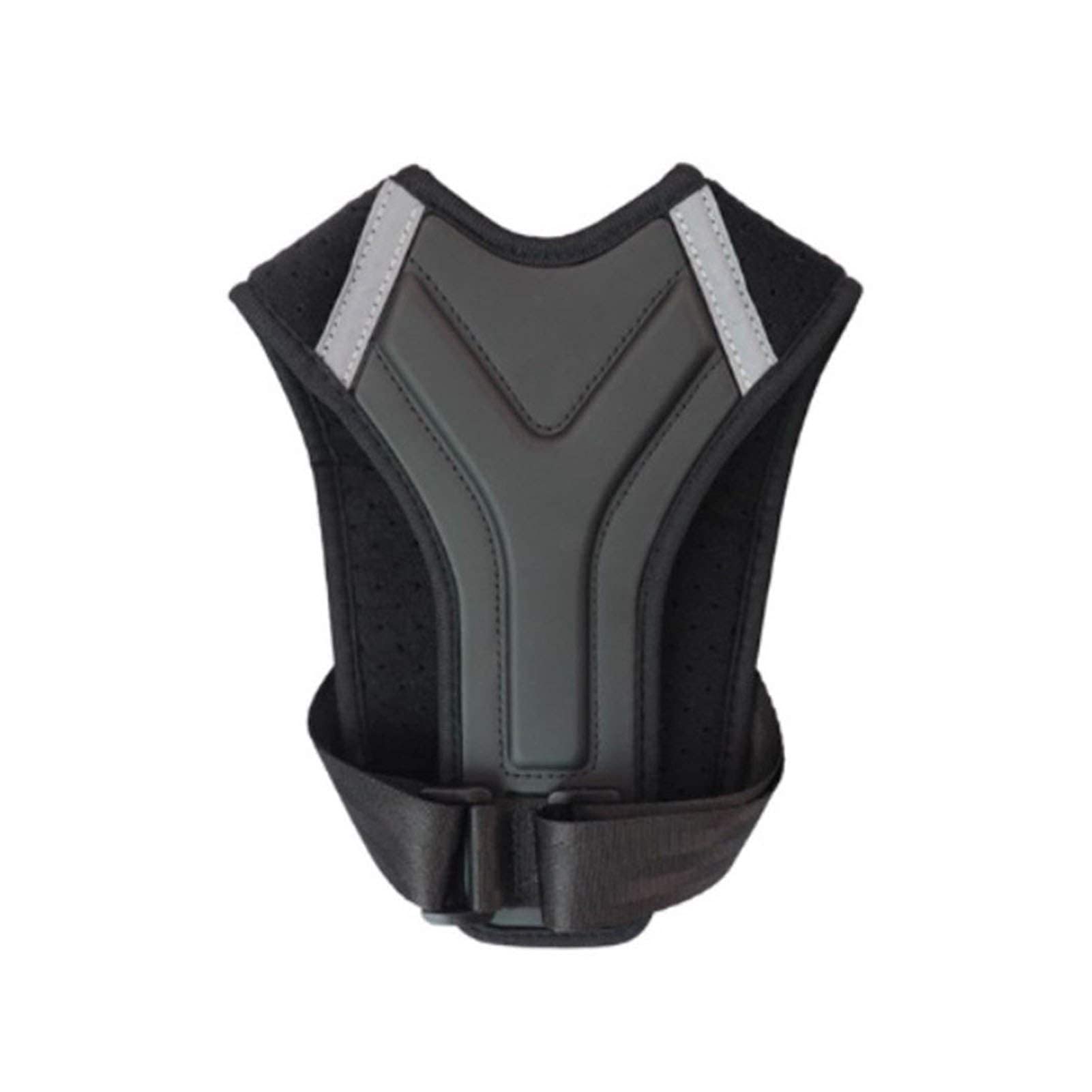 Corrector de Postura de Espalda Ajustable Cinturón de Soporte de Hombro Corrección de Postura de clavícula， Columna Vertebral， Espalda Superior， Hombros y Zona，Black-Size