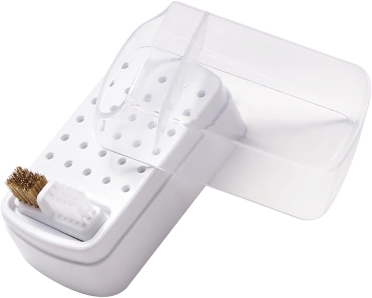 5pcs Grinding Head Cleaning Box Manicure Supplies Manicure Tools Professional Cleaning Products Nail Art polishing Head Organizer Nail Drills for Acrylic Nails Professional Plastic