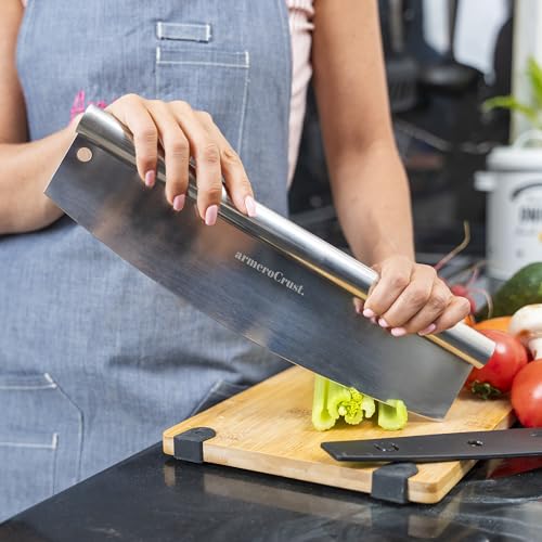 armeroCrust 16 Inch Pizza Cutter Rocker Blade - Easy Slicing - Premium Finish Pizza Slicer with Time Saving Pizza Cutter Rocker Design by armeroCrust - Image 8