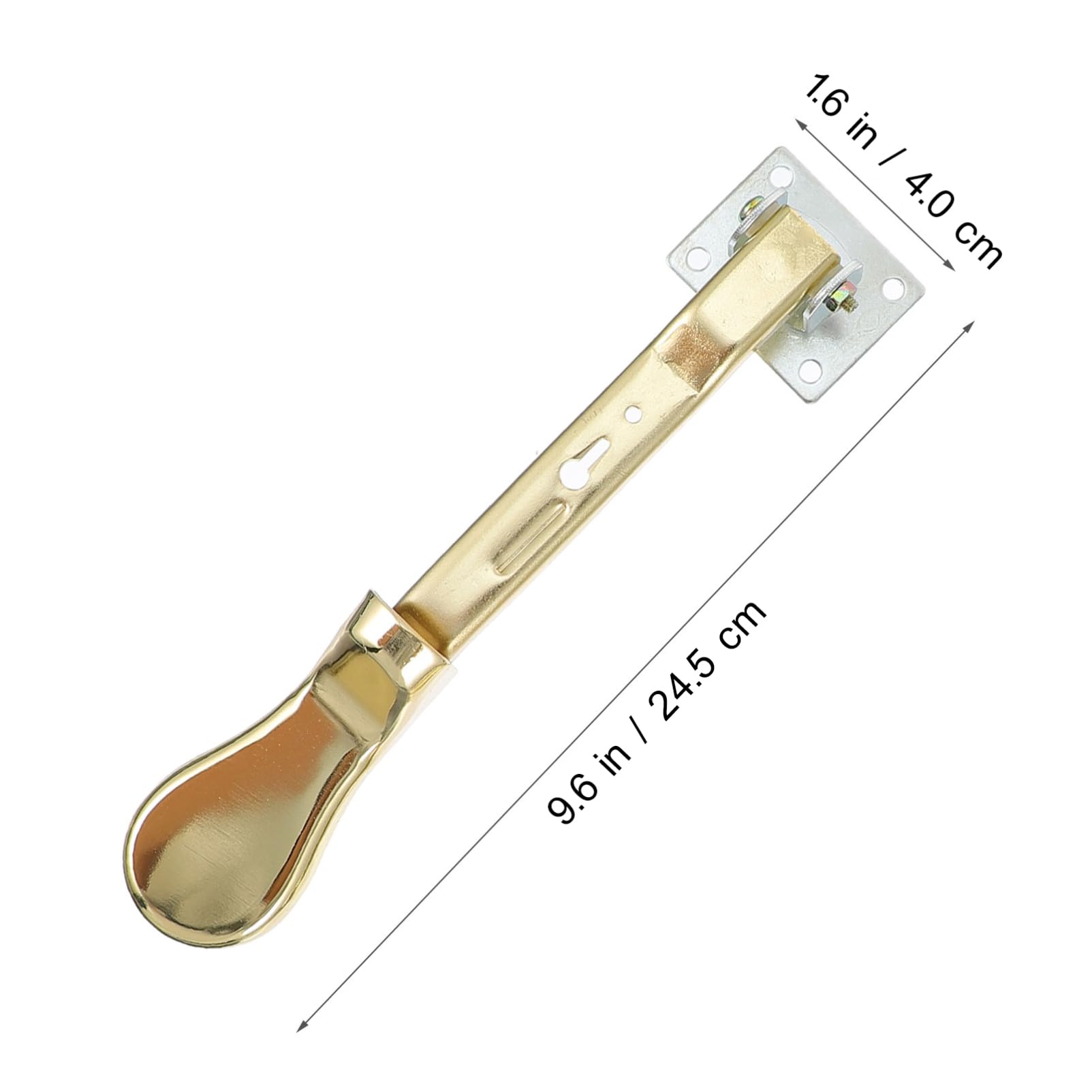 BESTonZON Replacement Upright Piano Pedals Imitation Gold Finish for Piano Supplies