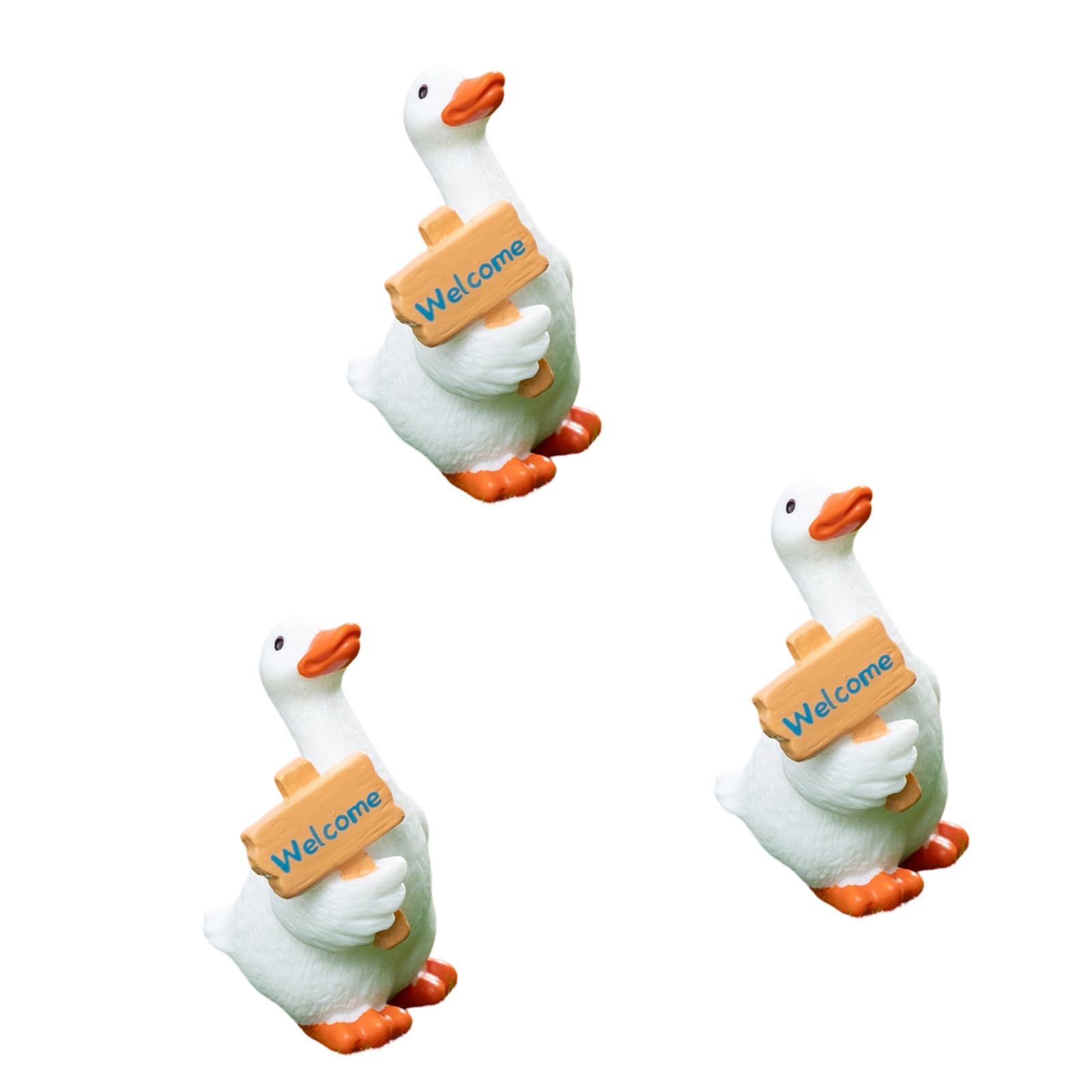 Kangnice 3PCS Multifunctional Resin Animal Decorative Ornament Animal Figurine Resin Texture for Adds Charm to Home Styling Rosin Statues