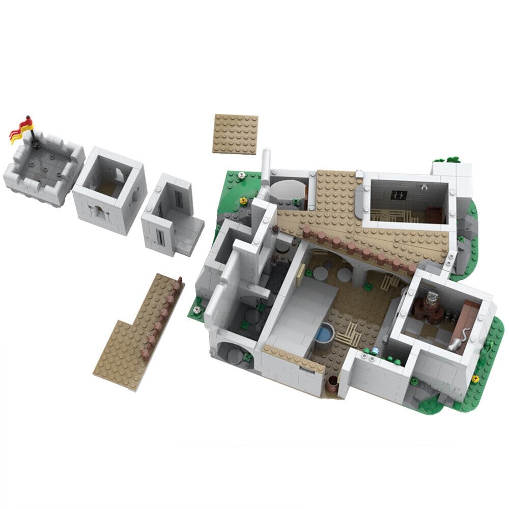 ZITIANYOUBUILD Modular Castle Fortress Model 2474 pièces pour