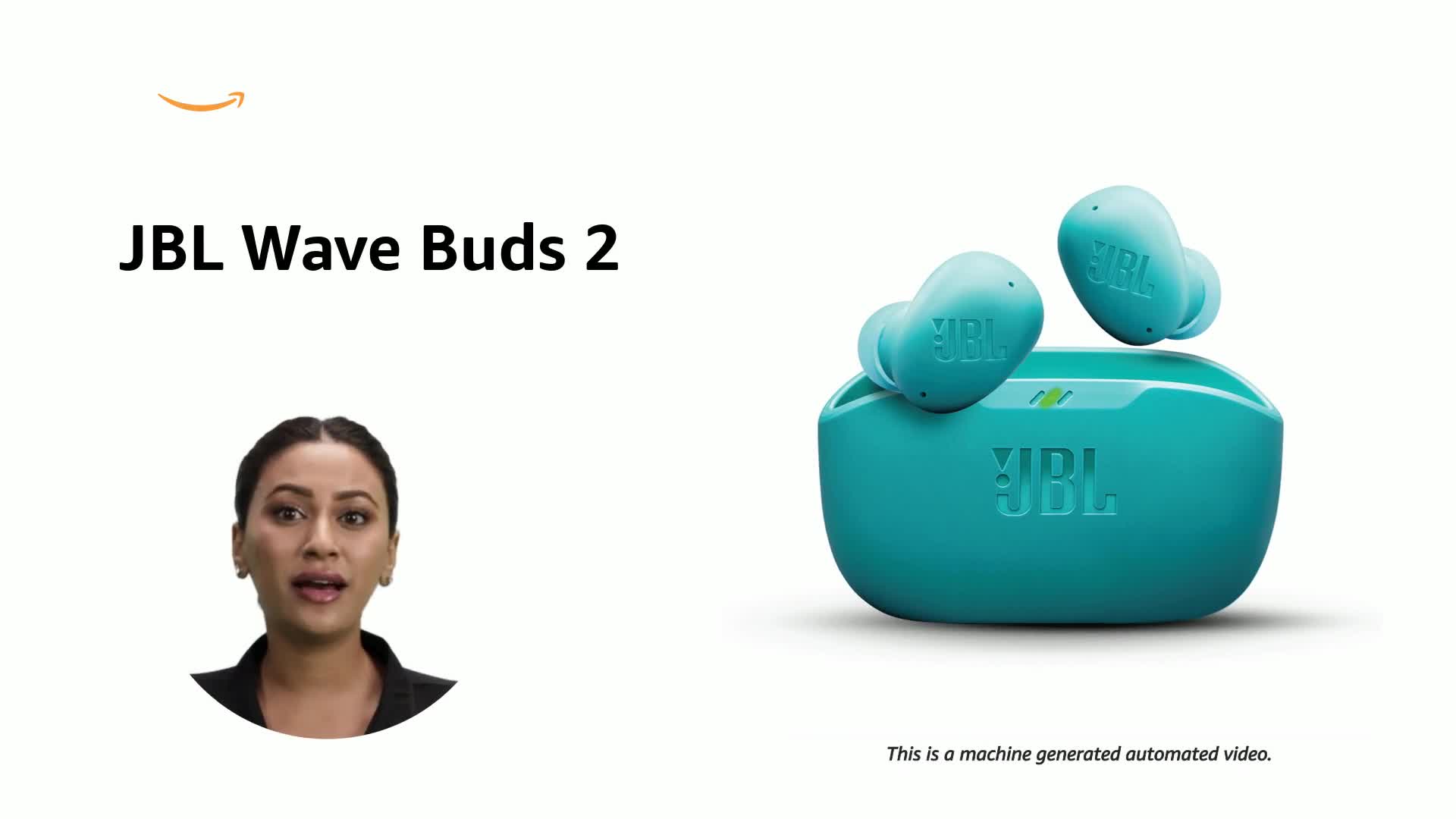 JBL Wave Buds 2 Ear Buds Wireless BluetoothV5.3, Active Noise