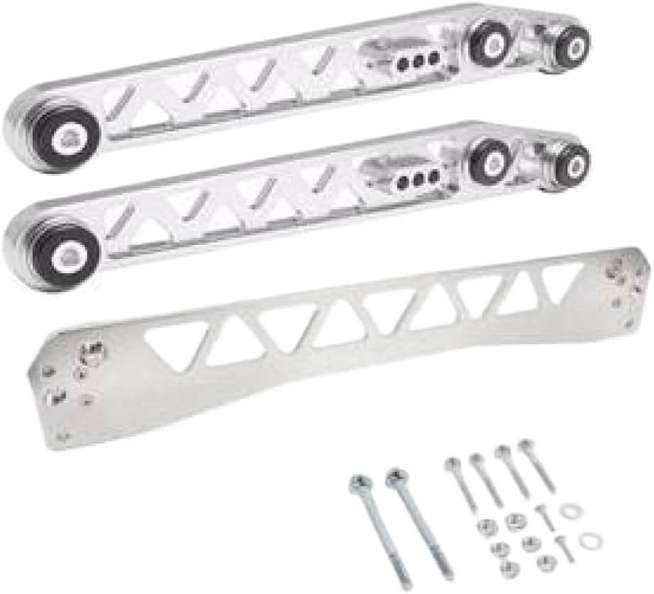 Rear Lower Control Arm and Subframe Brace Tie Bar Compatible with 1996-2000 Civic EK