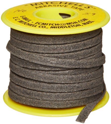Mitchell Abrasives 59 Flat Abrasive Tape, Aluminum Oxide 150 Grit 1/4" Wide x