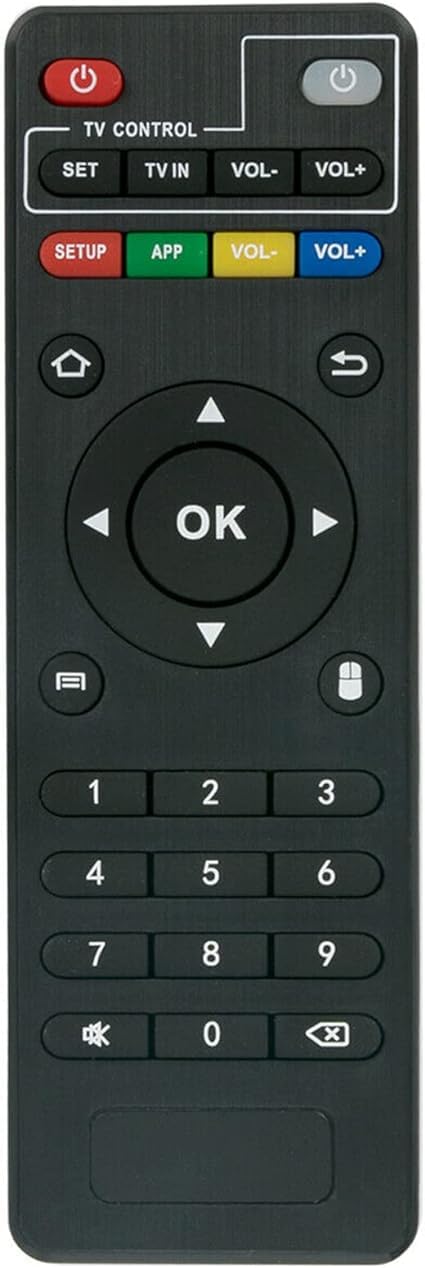 Replacement Remote Fit for MXQ Pro TV Box H96 M10 M12 M12N M12S M8 M8C M8N M8S M9C MX9 MXQ Pro T95 T95M T95N T95X T9M X96 X96 Mini