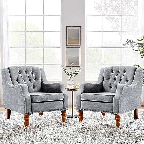 Sillón Vintage Plegable Gris miniatura 1