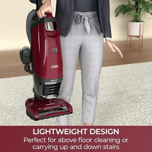 Image of Kenmore BU3040 Intuition Bagged Upright Vacuum Lightweight Cleaner 2-Motor Power Suction with HEPA Filter, 3-in-1 Combination Tool, Handi-Mate for Carpet, Floor, Pet Hair, Red w /No Lift-up