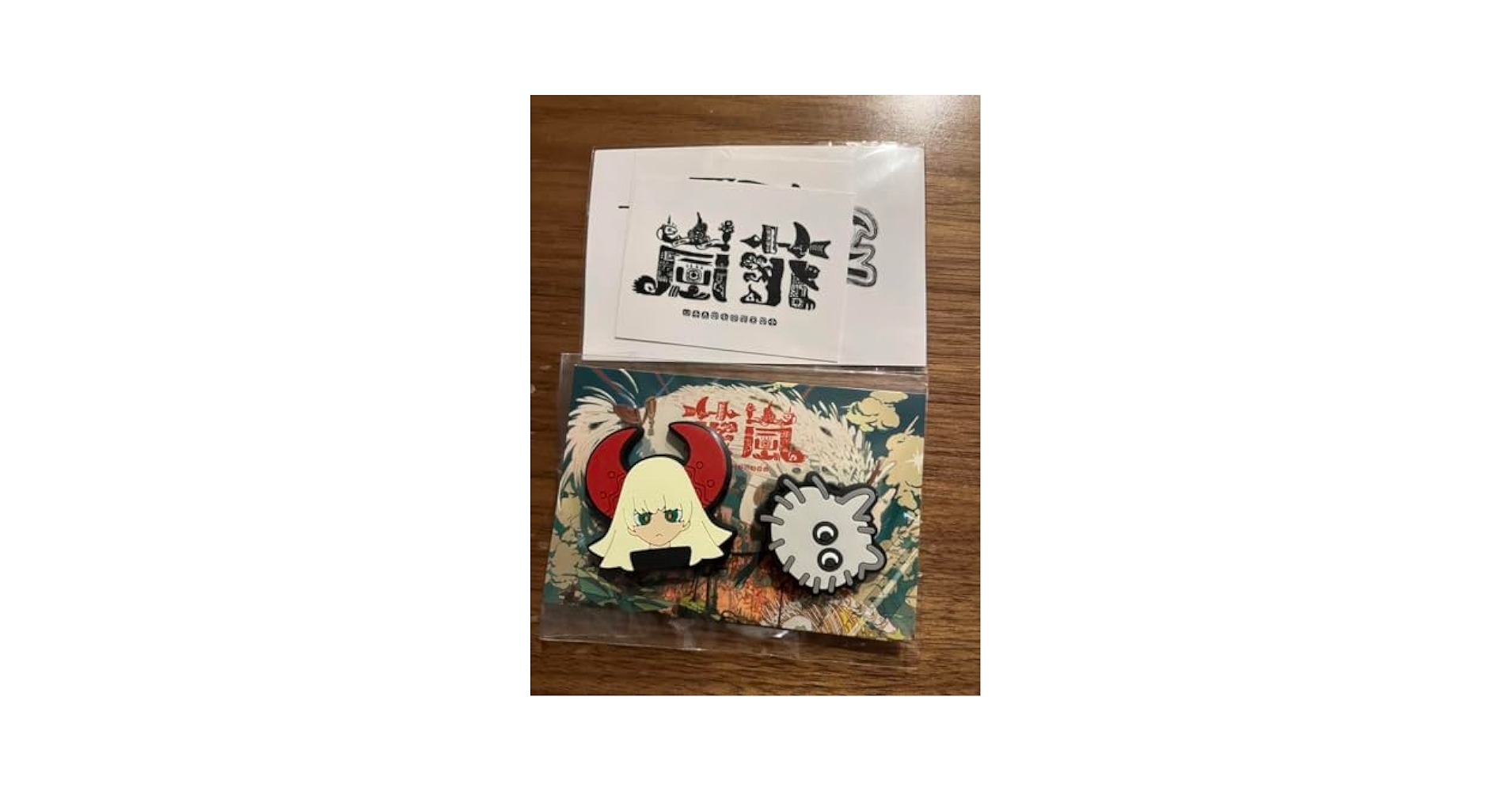 Amazon.co.jp: Eve 花嵐 つのちゃん&けだまちゃん デコバッジ
