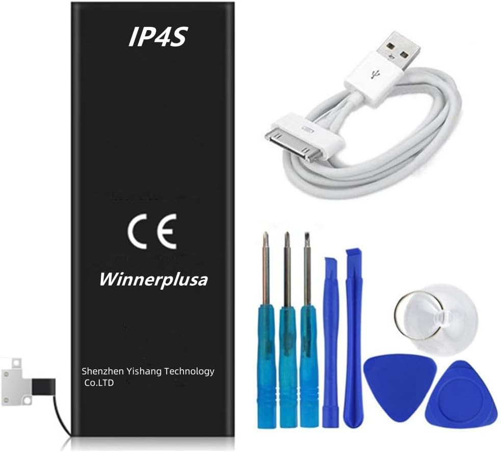 Battery for iPhone 4s with USB Cable