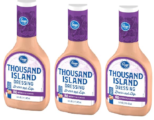 Thousand Island Salad Dressing & Dip (3 Bottles, 16 fl oz. each Bottle)