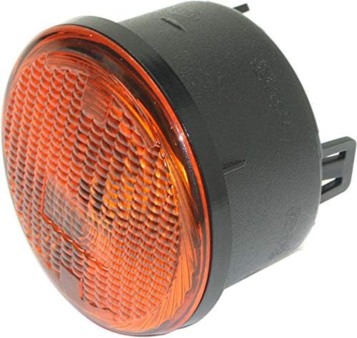 Go-Parts - Signal Light for Jeep Wrangler (JK) 2007-2013, Right (Passenger) Side Parking Light, Includes Lens and Housing, Replacement 2008 2009 2010 2011 2012