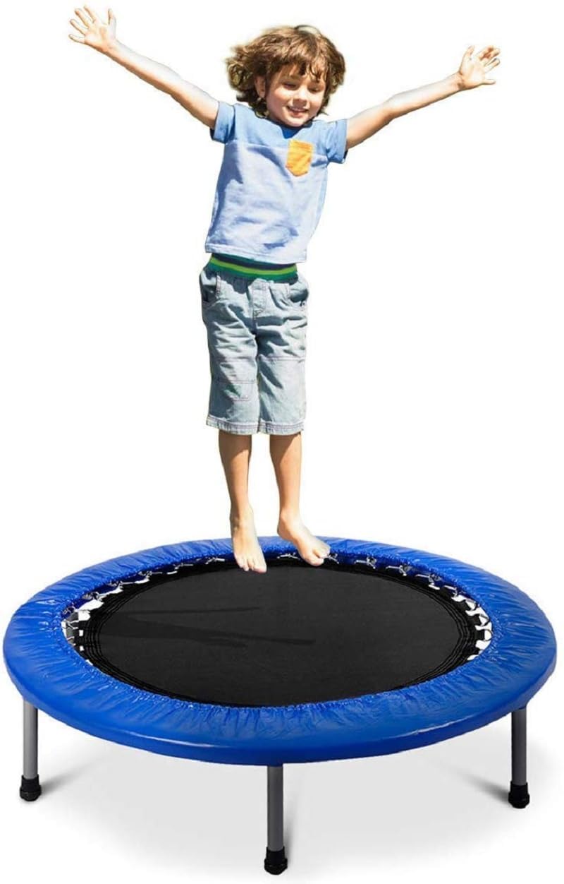 IRIS Fitness 40-Inch Rebounder Trampoline for Adults & Kids – Indoor/Outdoor Mini Trampoline with Safety Padding & Springs for Exercise Workout-image-47