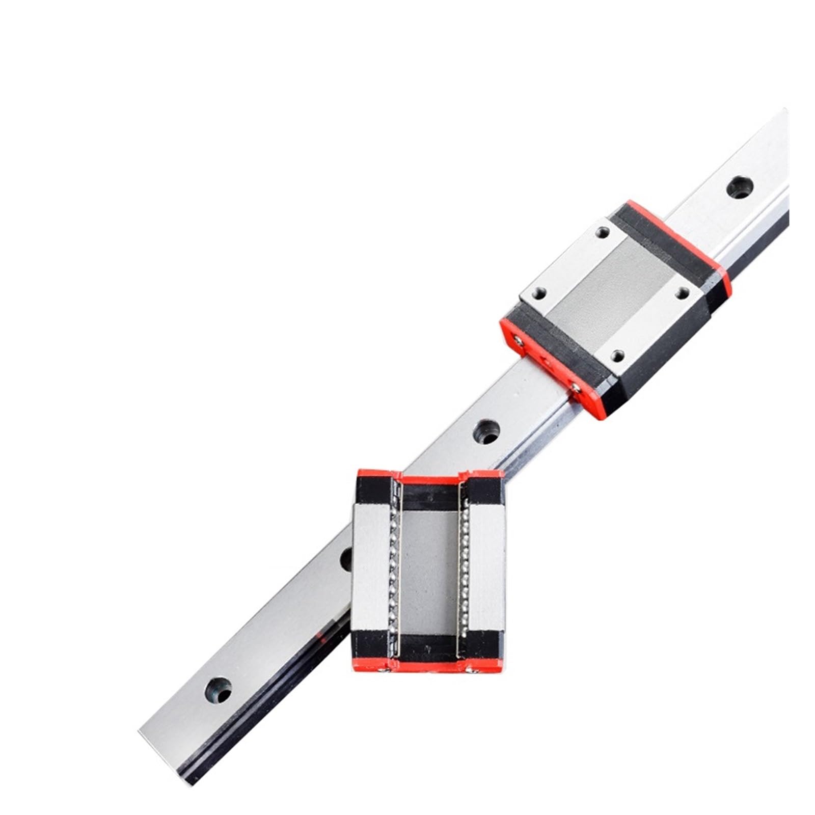 Glissières de guidage de mouvement linéaire en mét Bloc coulissant de guidage linéaire miniature 2PC MGN12 2PC MGN12H Longueur 100 mm-1000 mm(500mm)