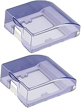 UKCOCO 2 Peças Interruptor Caixa À Prova D'Água À Prova De Intempéries Em Uso Capa Protetor De Tomada À Prova De Intempéries Tampa De Plugue De Segurança Tampa Protetora De Tomada Única