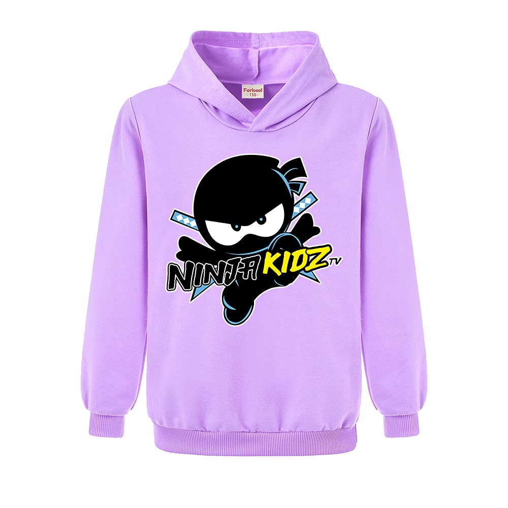 ForlcoolNinja Kidz Kids sports hoodie Girl Print Jumper Boys Top