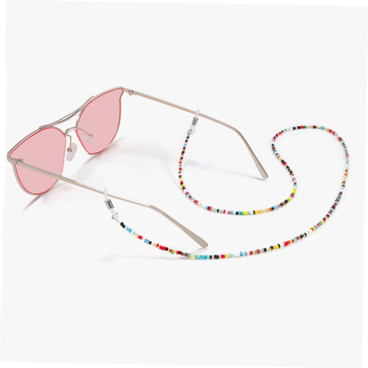 COLLBATH 12 Piezas Cadena para Gafas Decorativa de Cordón Antideslizante para Gafas Cordón Creativo y Mascarillas