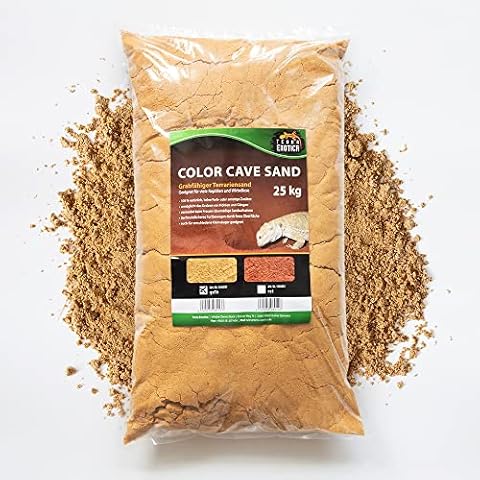 Terrariensand Color Cave Sand gelb 25Kg Cover