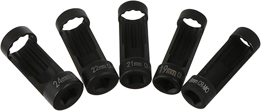 FAVOMOTO 1 Conjunto De 12 Ferramentas De Remoção De Suportes Automotivos Acessórios Para Carros Ferramentas Automáticas Soquete De Impacto Curto 18-24Mm Soquete De Impacto Curto Soquete De