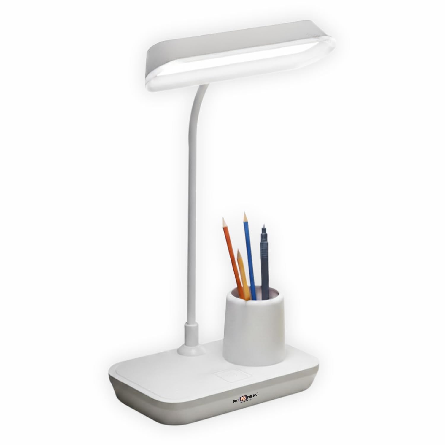 Pick Ur Needs LED Rechargeable Table Study Desk Lamp Reading Light with 3 Mode Dimming with Pen Holder, Phone Stand & USB Power-image-26