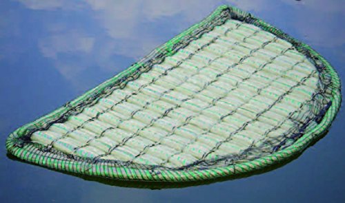 AquaForte schwimmende Pflanzinsel 110cm halbrund, geeignet für 22 Jungpflanzen