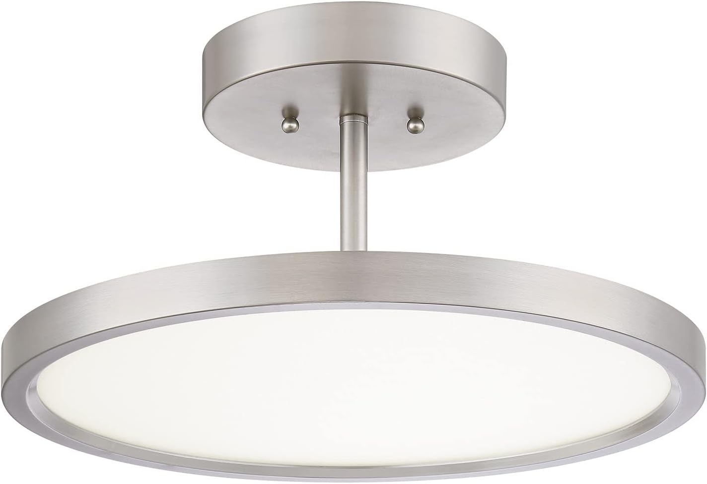 Diodesy 15" LED Semi Flush Mount Ceiling Fixture, 3000K/4000K/5000K