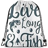 Functional Cinch Bags - Die modische Umhängetasche mit Kordelzug eignet sich perfekt für Fitness, Sport, Yoga, Tanz, Reisen, Handgepäck, Camping, Wandern, Teamwork, Training und vieles mehr.