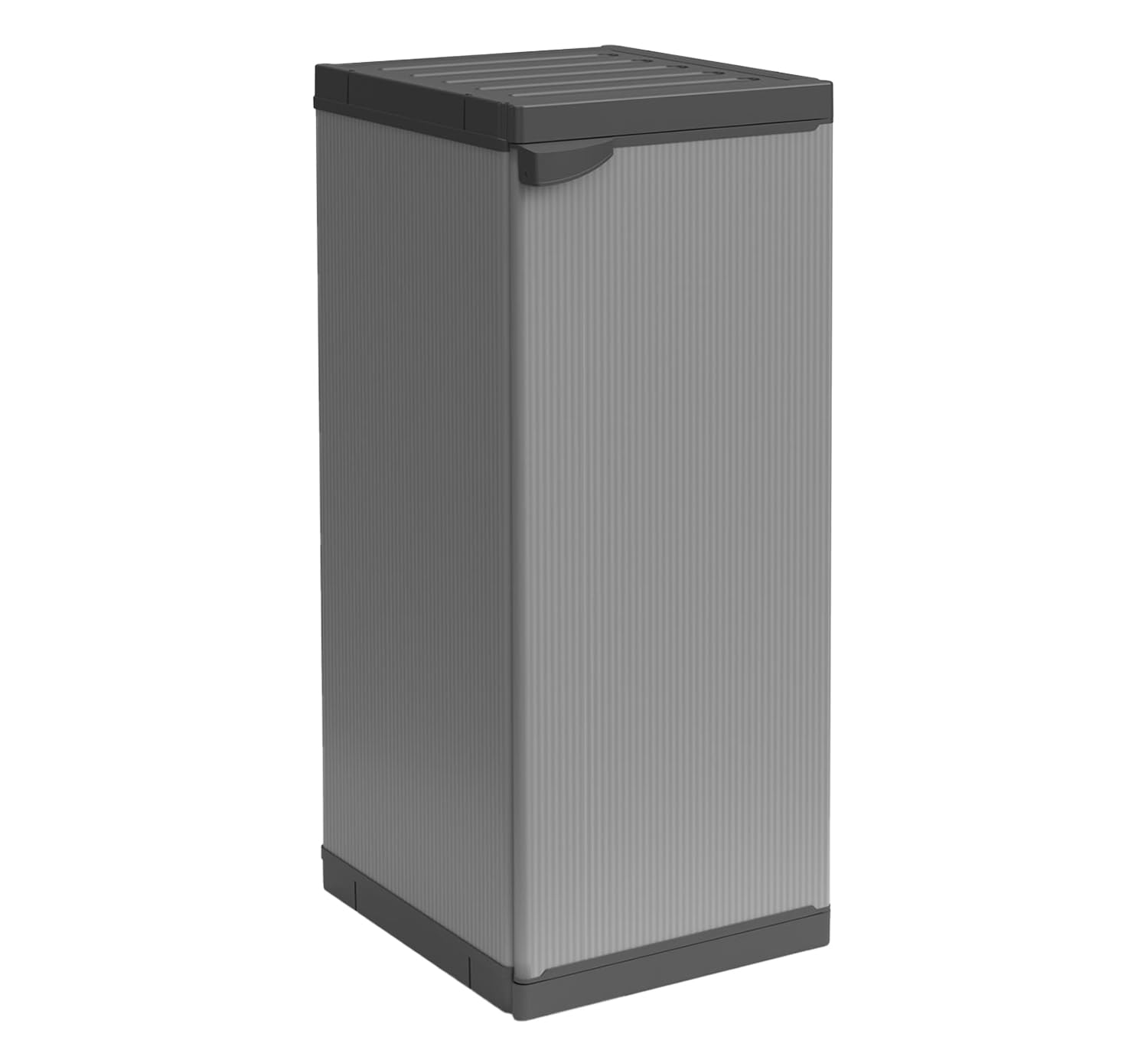 BuyStar Armadio 1 Anta da Esterno 34x40x85h cm, 1 Ripiano Regolabile Interno e Maniglia - Sistema a Incastro, Senza Viti, Idrorepellente, Robusto, Garage, Terrazzo, Officina - Made in Italy