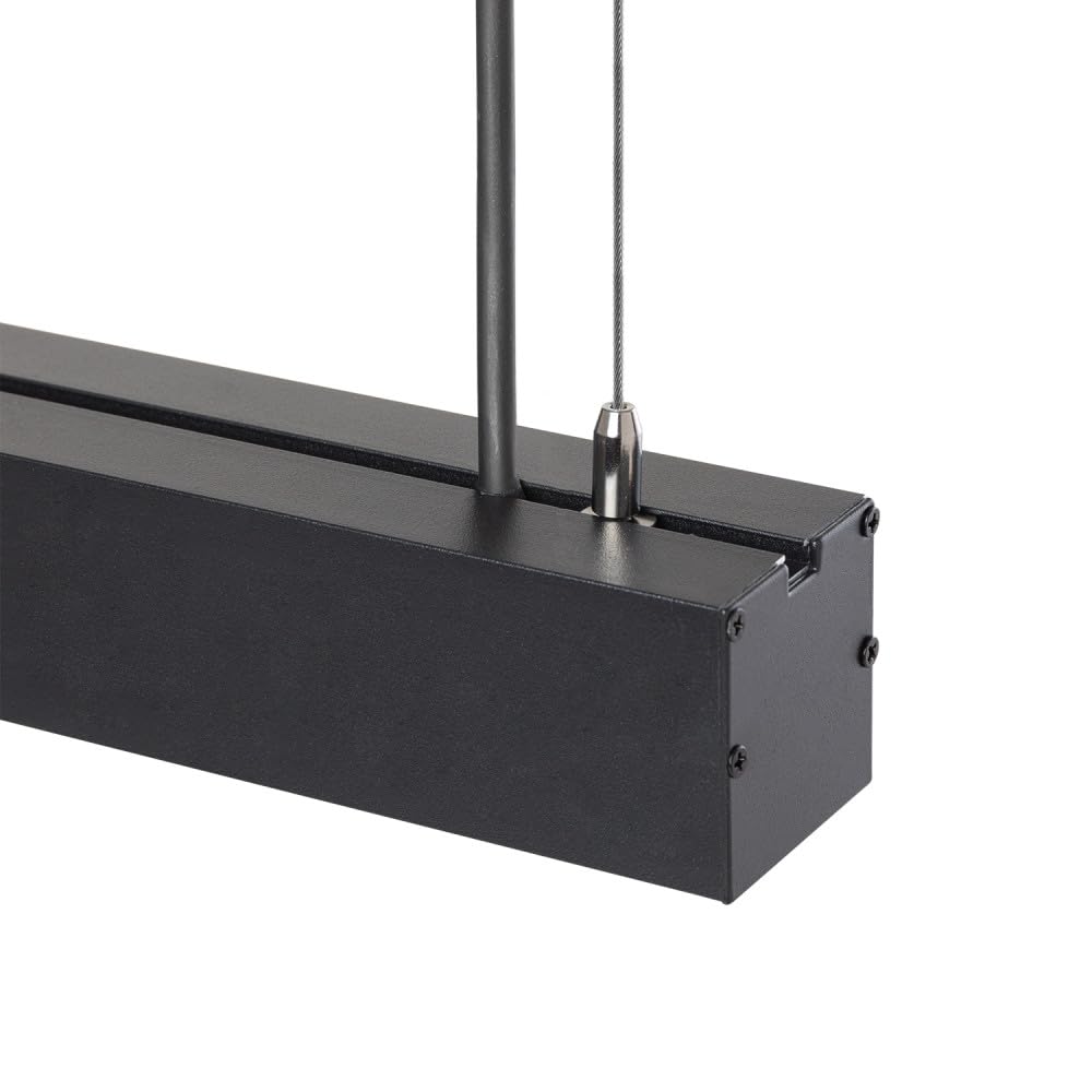 Luminaria Lineal LED Philips 2835 60Cm 20W 2700ºK IP40 Acabado Negro [1916-NSLNL600MM-P-WW] | Greenice