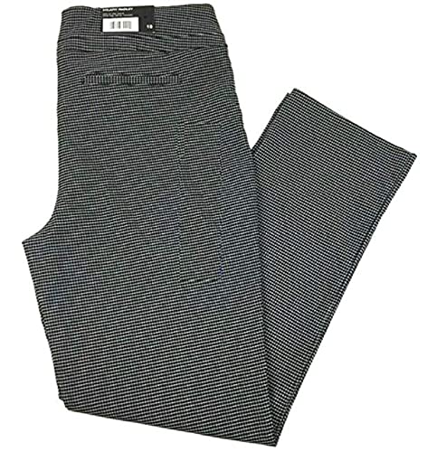Hilary Radley Women's Pull On Pants Tummy Control (Navy Combo, Small)2