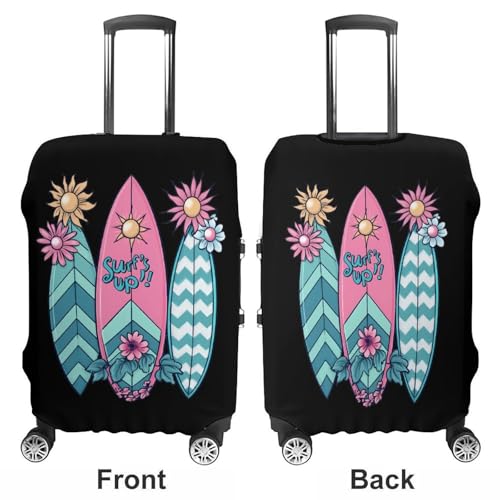 Beach Surfing Unisex Luggage Cover Washable Travel Suitcase Case Elastic Baggage Protective Covers M3