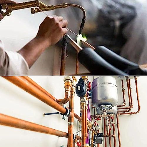 Ytkavq Copper Fittings Tee,Copper Three Way 1/4 Inch Id Welding Joint For Hvac Units thumb #4