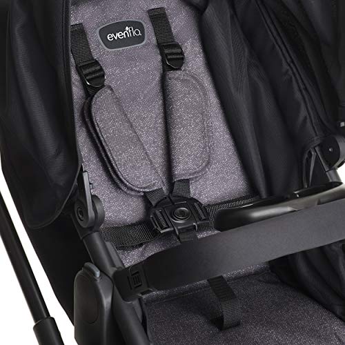 Evenflo Pivot Modular Travel System with LiteMax Infant Car Seat (Casual Gray) - Image 6