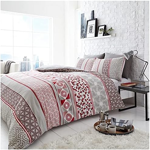 GC GAVENO CAVAILIA Luxury Floral Super King Size Duvet Set Blue Bedding, Easy Care Birds Print Polycotton Reversible Quilt Sets