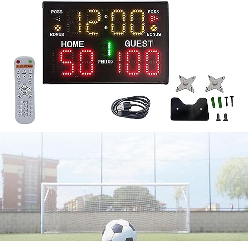 Marcador electrónico portátil para baloncesto y otros deportes miniatura 5