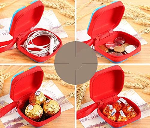 Coin Purse for Women & Kids - Cute Mini Wallet with Zipper Closure - Small Handbag for Coins, Headphones, Jewelry & Essentials - Mixed Design Pouch Set 2 Pcs 1