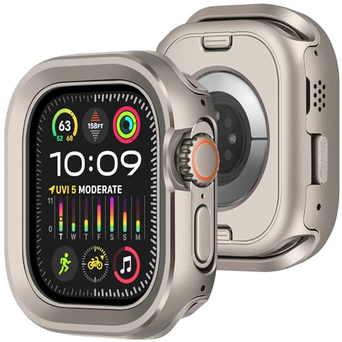 【Modello Compatibile】Amizee custodia soltanto compatibile con Apple Watch Ultra 3/2/1 49mm Cover. Nota: Non adatto per altri modelli e altri tipi di smartwatch. Per favore confermare tuo watch grandezza prima di effettuare un ordine.