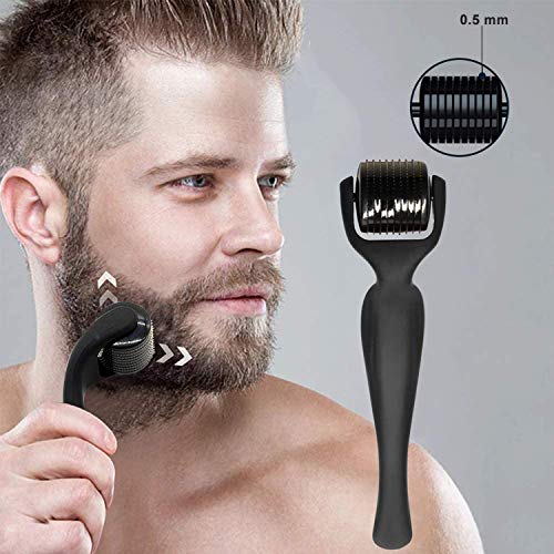 LATTCURE Bartwachstumsroller, Dermaroller 0,5 mm, MicroneedlingRoller, Beard Rolleraus für Bartpflege, Die Ihnen einen… - Image 6