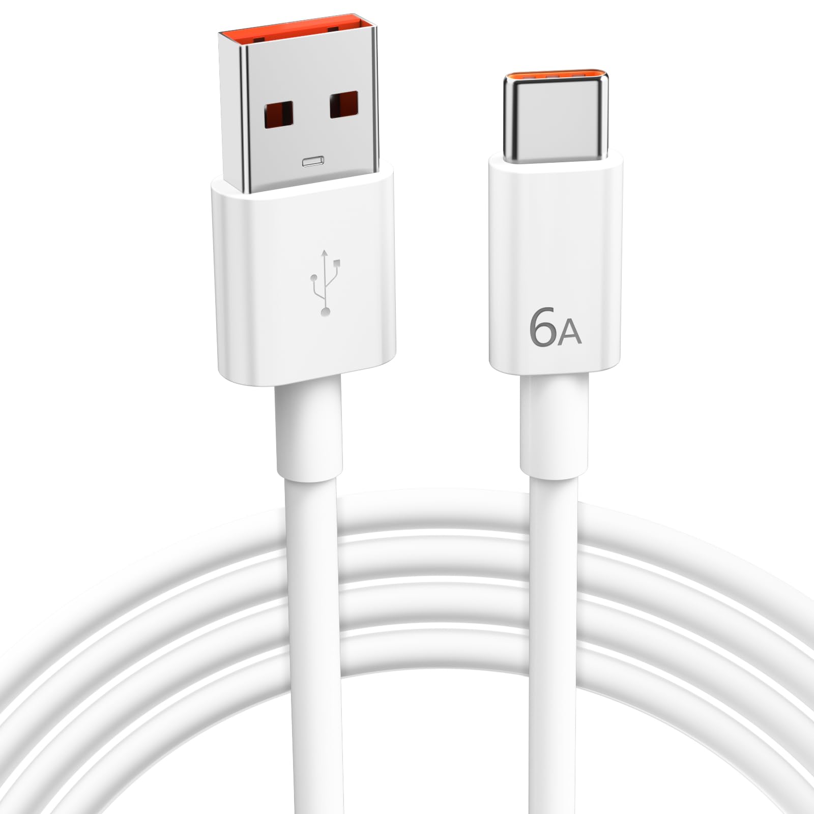 Cordino Thai Cavo USB-C Intrecciato Nylon 1,8 M - Ricarica Veloce E Trasferimento Dati, Compatibile Universale Cavo USB-C Ricarica Rapida
