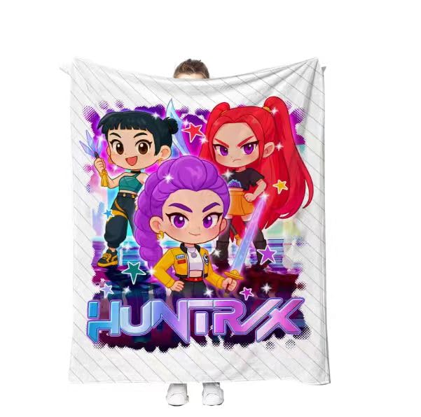 Ugecl K Pop D.e.mon Hunters Soft and Warm Blanket - kids bedding | Mubboo