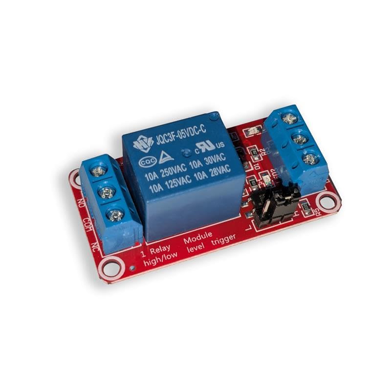 amiciSmart 1 Channel Relay Module Shield with Optocoupler – High and Low Level Trigger Compatible Relay Board for Arduino, 5V