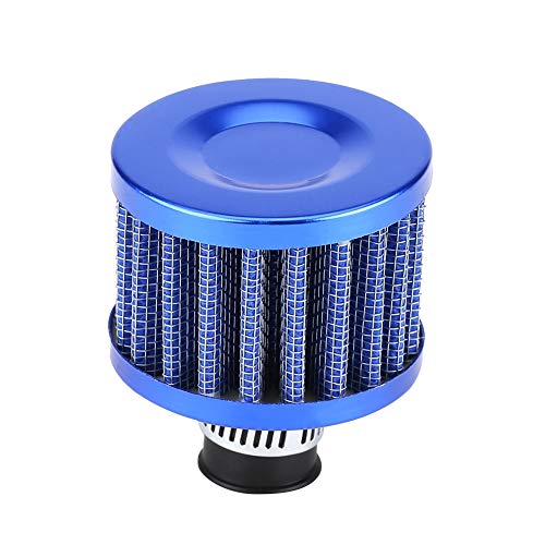 Entrada de aire filtro de aire 13mm universal, Kit de filtro de entrada de aire para Motocicleta moto scooter Atv Dirt Pit Bike(Azul)