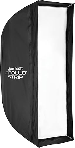 Miniatura 2 de Westcott Apollo Strip - Kit modificador de luz (12 x 36 pulgadas) con caja de luz Apollo de apertura rápida, soporte de luz de 8 pies, soporte de
